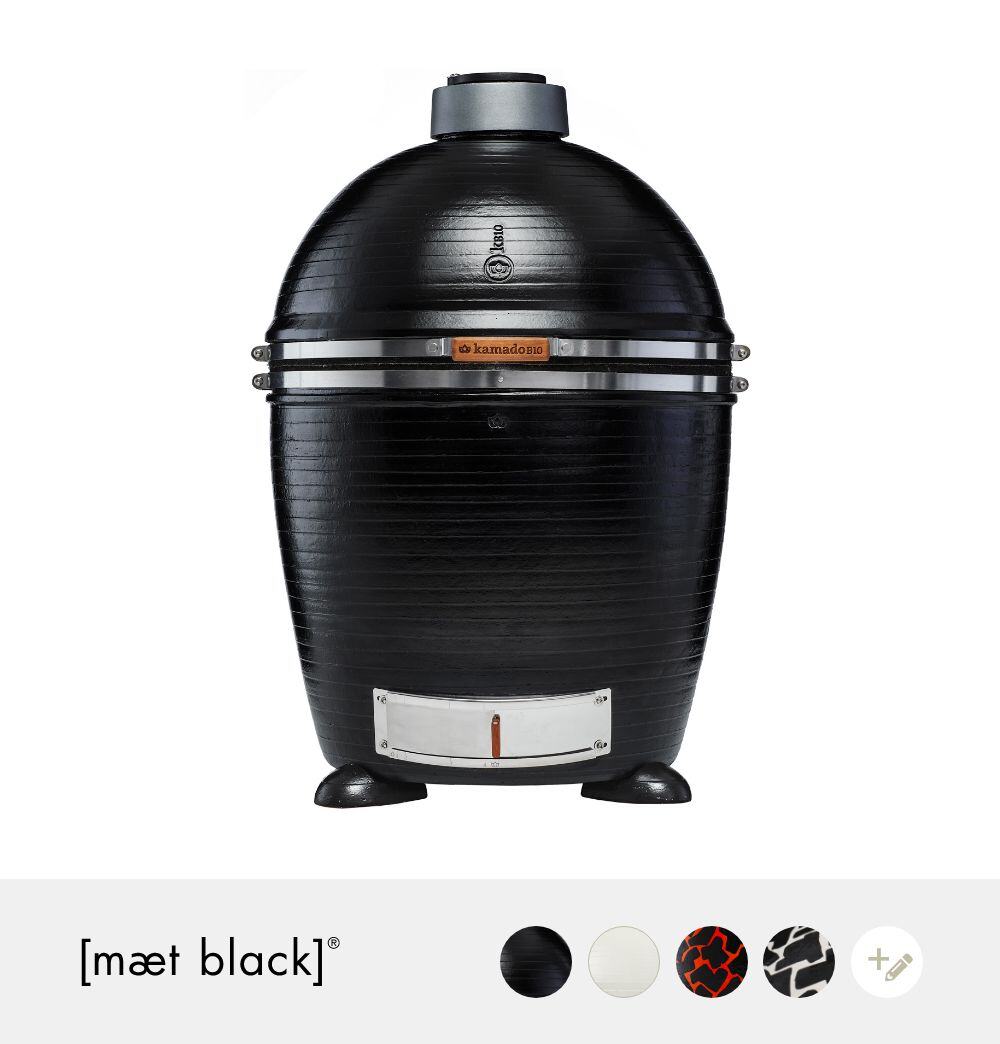 Kamado B10 Grande  maet black  Vorschau mit Farbkreisen