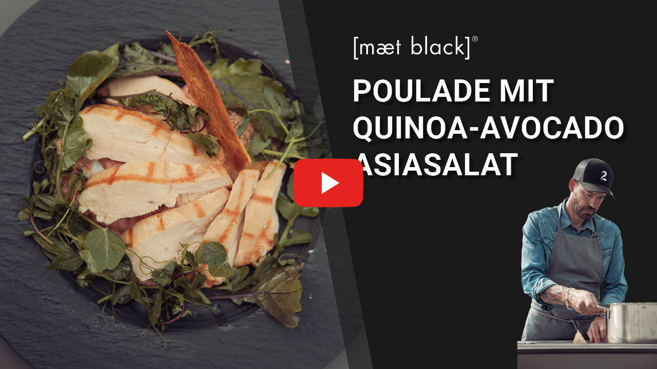 Rezept Poularde mit Quinoa-Avocado Asiasalat,